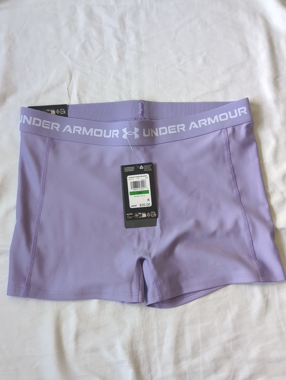 Under Armour Women’s Lilac Compression Shorts